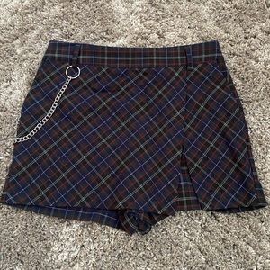Forever 21 Plaid Chain Skort